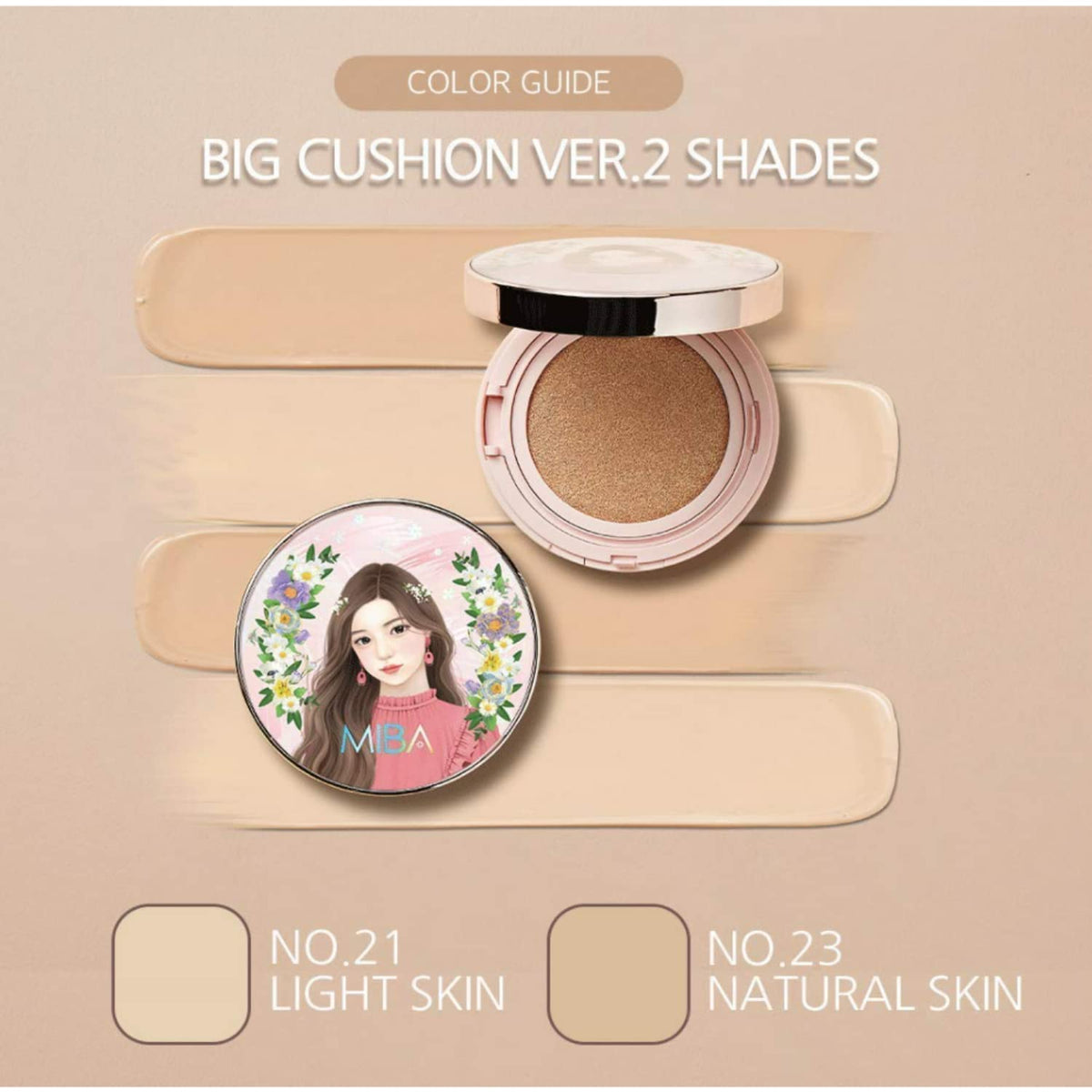 MIBA Ionized Calcium Foundation packaging reflects luxury design and substantial 25 g capacity.