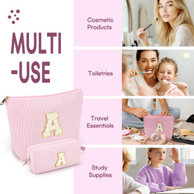 Mibasies travel toiletries organizer bag in action during packing.