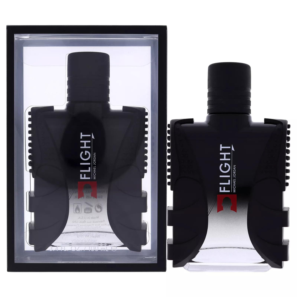 Michael Jordan Flight bottle front view, premium fragrance for daily outings.