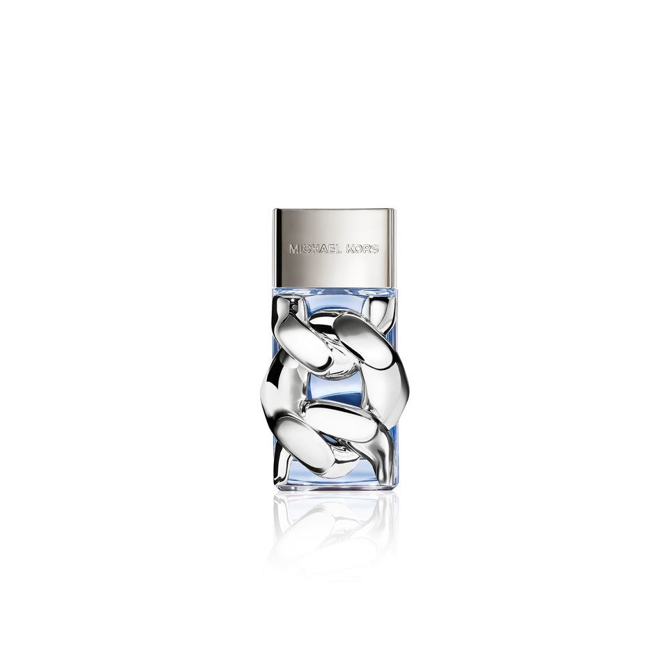 Michael Kors Pour Homme bottle with sea wave notes for a fresh, confident feel.