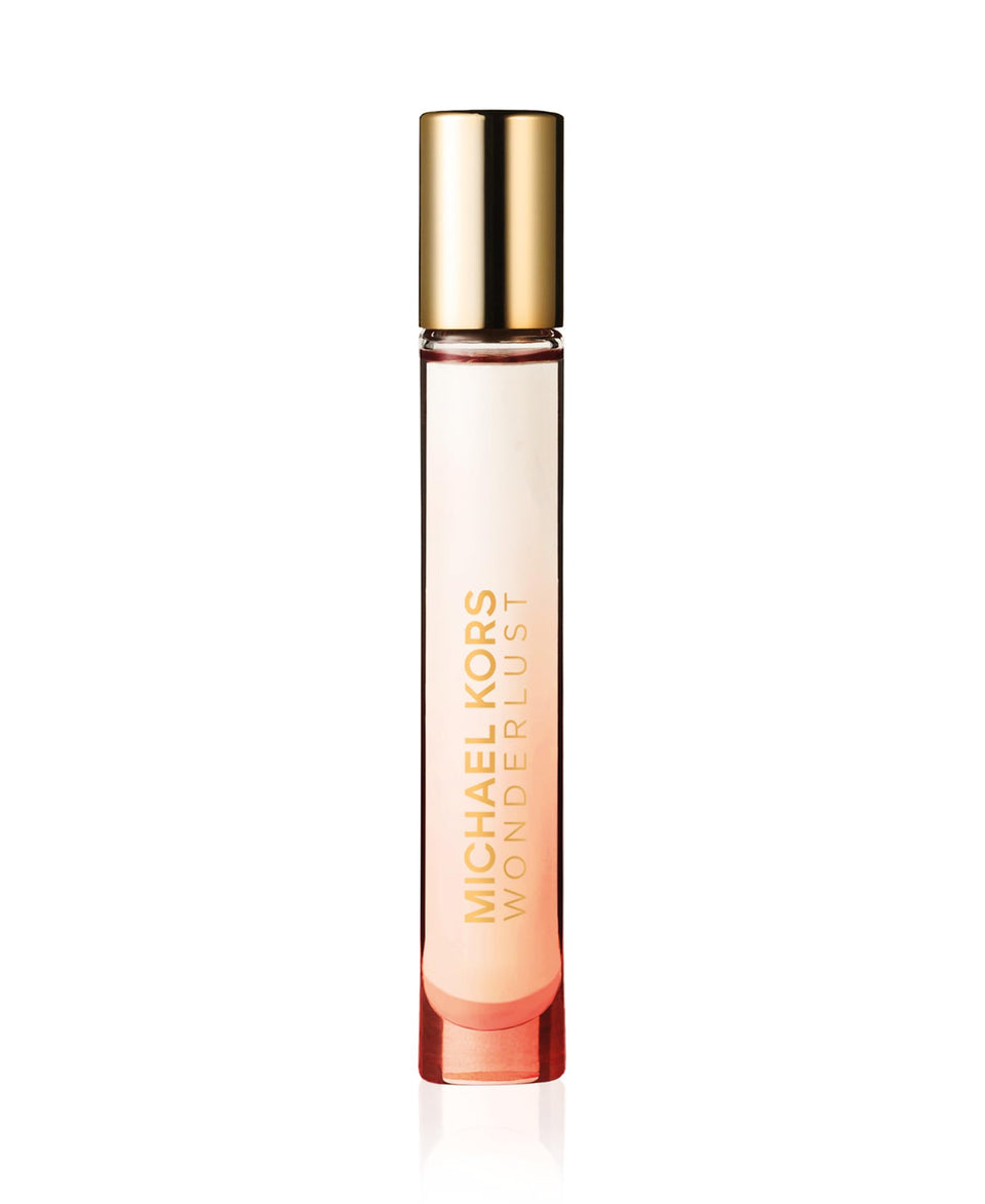 Michael Kors Wonderlust travel spray bottle for on-the-go fragrance refreshment