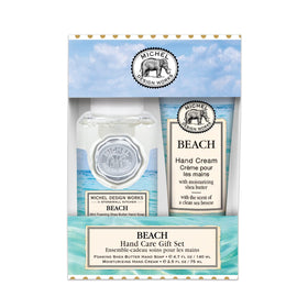 Michel Design Works Beach hand soap bottle with marine scent and luxurious lather.