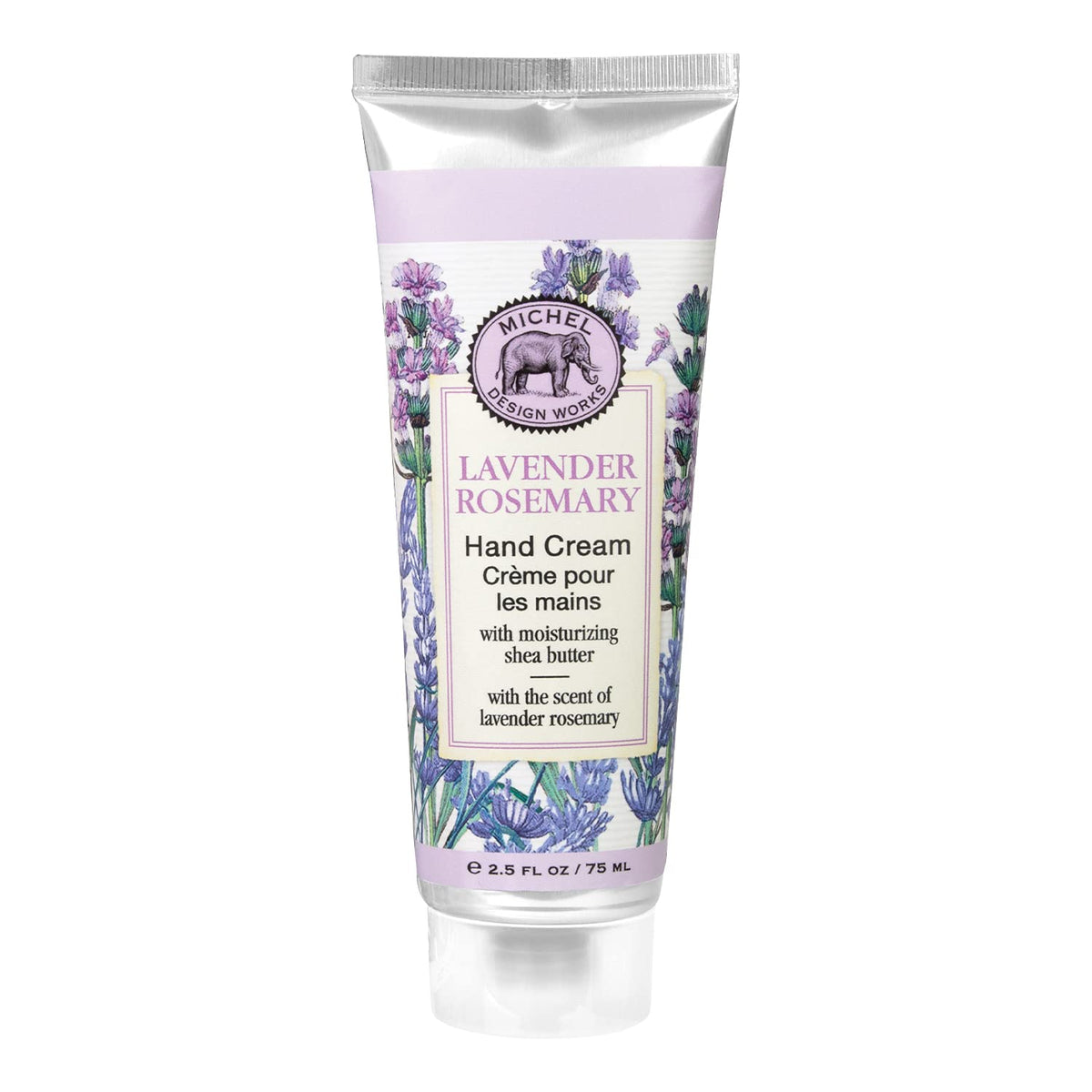 Michel Design Works hand cream texture close-up showing rich formula for quick absorption