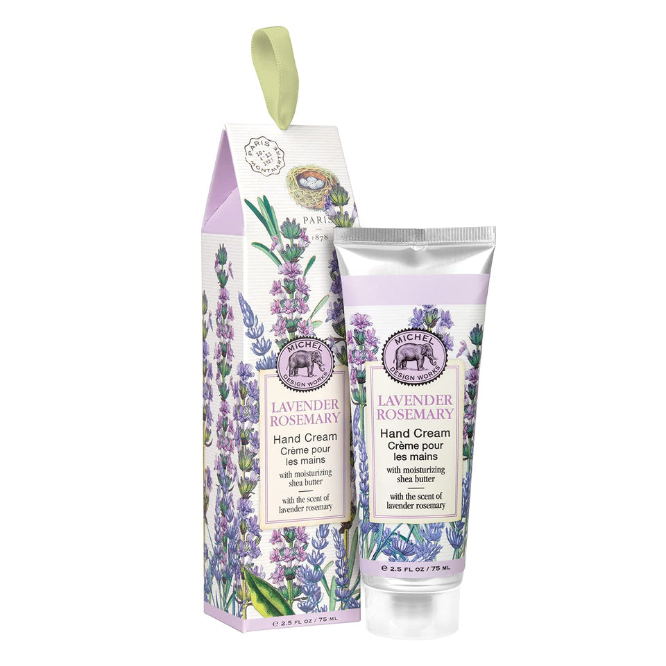 Michel Design Works large hand cream bottle with lavender rosemary scent for daily use