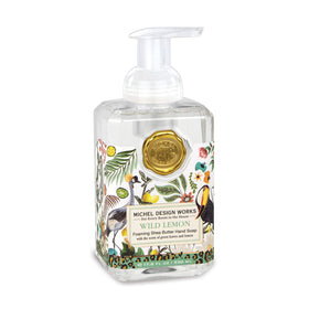 Michel Design Works Wild Lemon foaming hand soap dispenser for a luxurious cleansing ritual