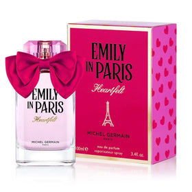 Michel Germain Emily in Paris cap detail highlights premium packaging for gifting and collection