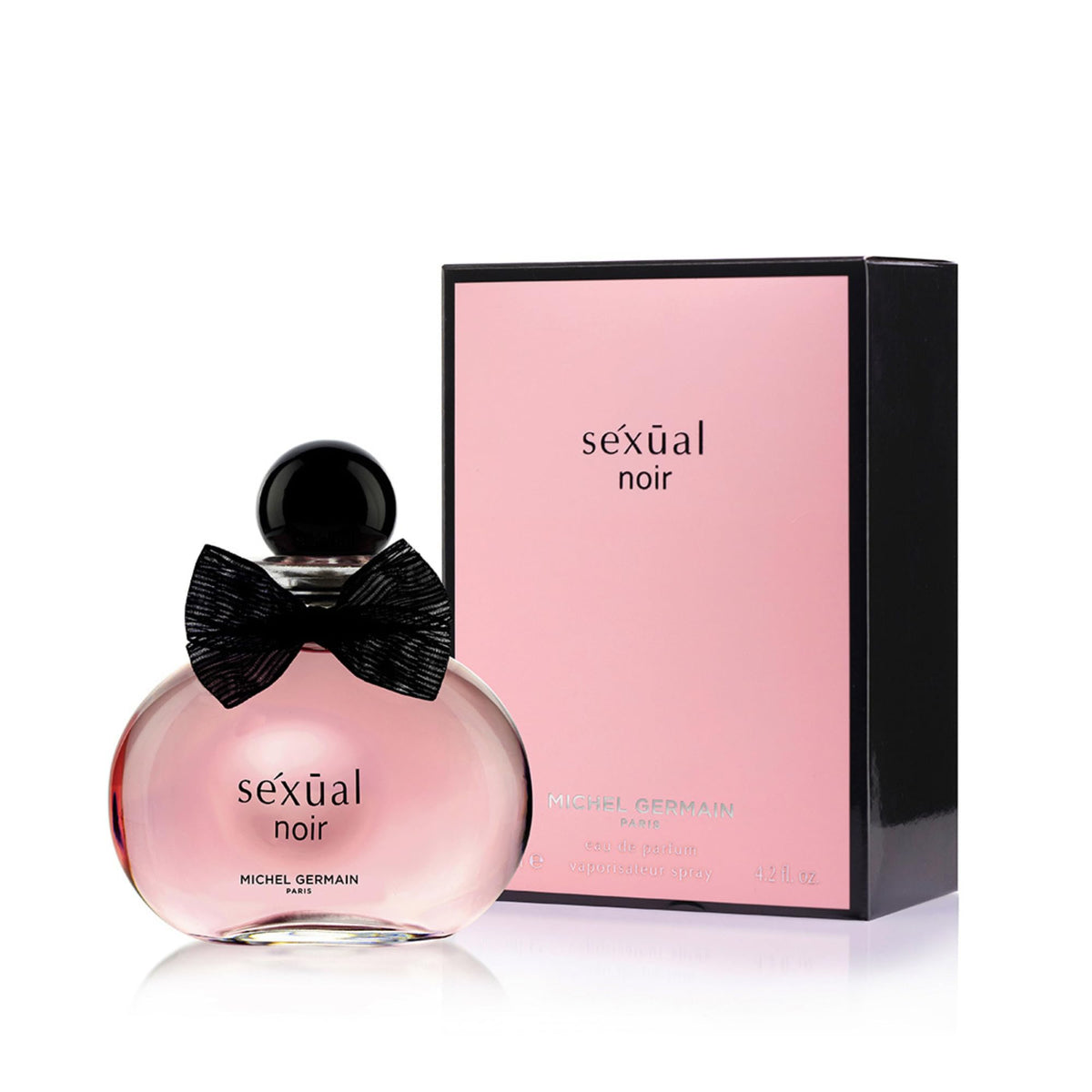 Michel Germain Sexual Noir bottle close-up highlighting premium packaging and design