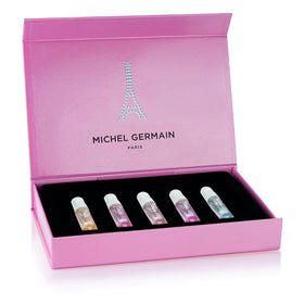 Michel Germain Séxual Noir bottle close-up, floriental fragrance for evening wear.