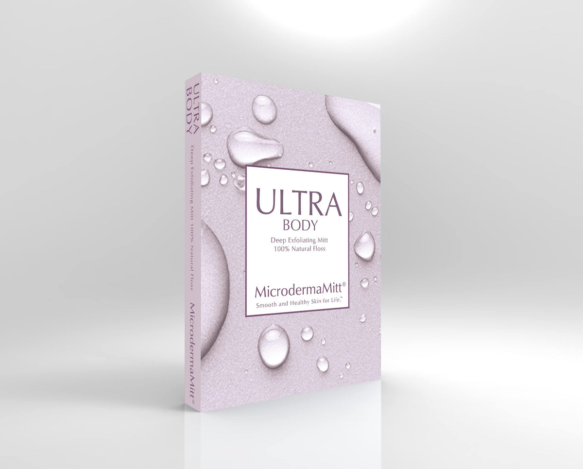 Effortless at-home routine for silky skin with MicrodermaMitt.