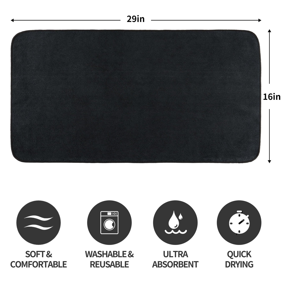 MICROFI towels close-up showing lint-free surface for smooth results.