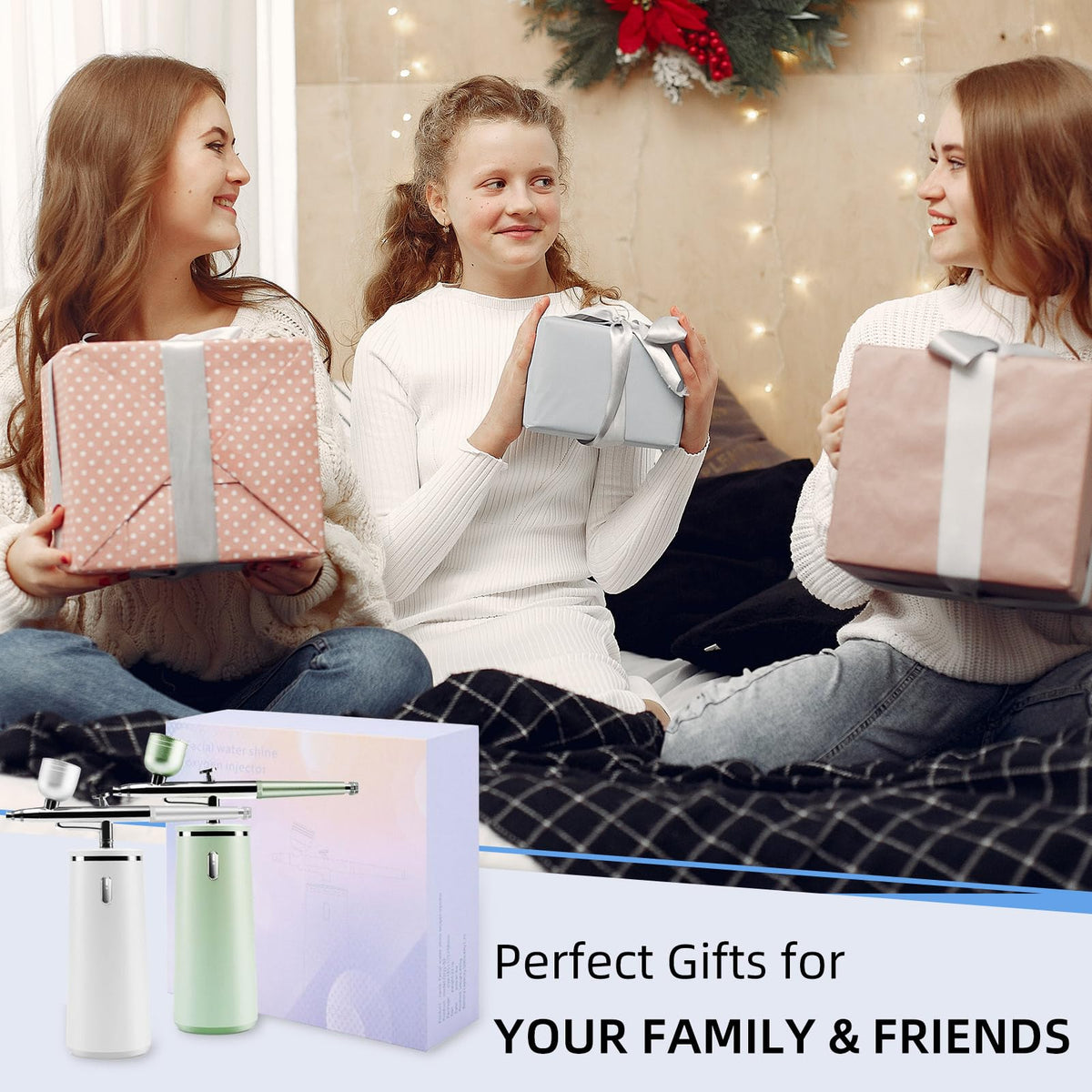 Gift-ready Microtree Nano Facial Steamer packaging for skincare lovers.
