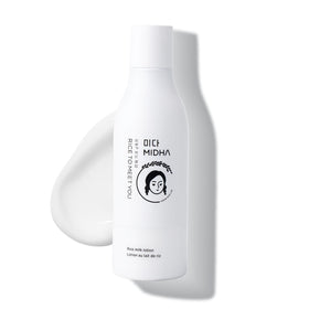 MIDHA Rice Milk Lotion bottle for everyday lightweight hydration.
