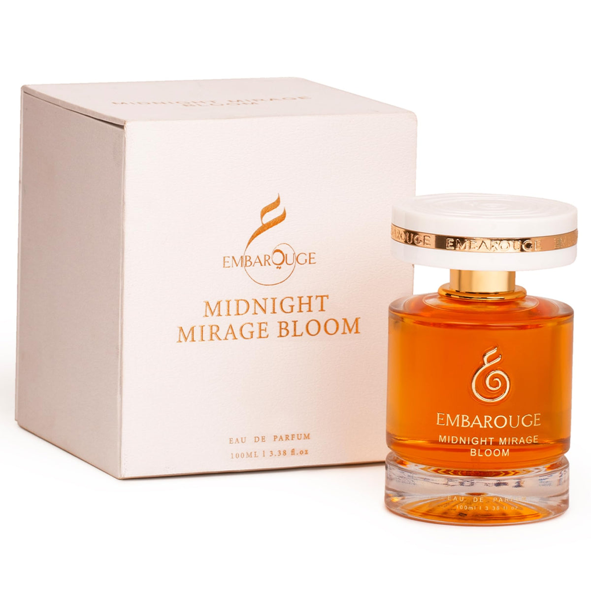 EMBAROUGE Midnight Mirage Bloom bottle front for elegant evening wear