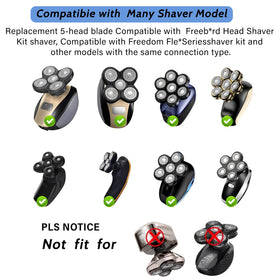 Midnt Flex Series blade refills in stainless steel for long-lasting sharpness.