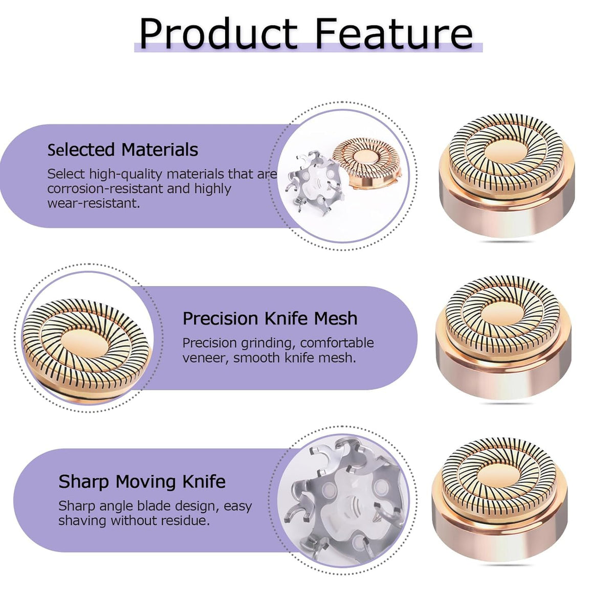 Midnt Gen2 dual-head precision design for closer shave.