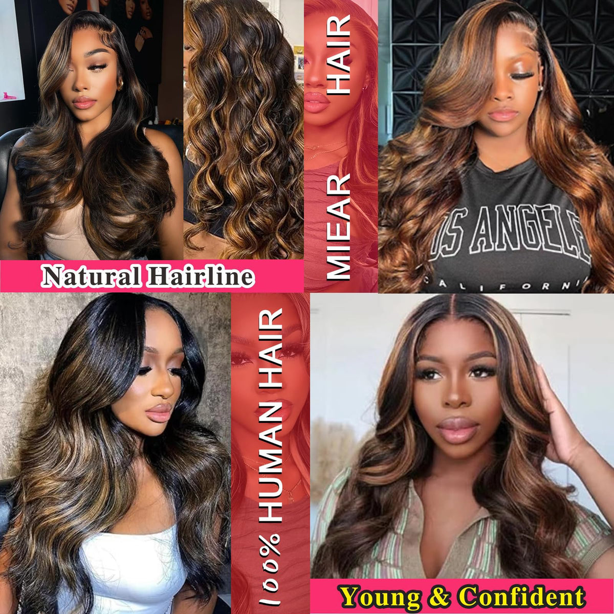 miear hd transparent lace frontal provides seamless scalp appearance