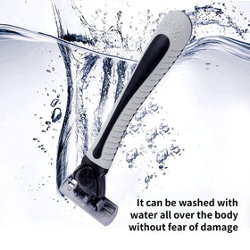 MIECHUA razor is safe to use in the shower for convenient wet-dry shaving.