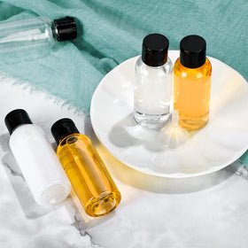 Travel-friendly size and design emphasizing leakproof performance.