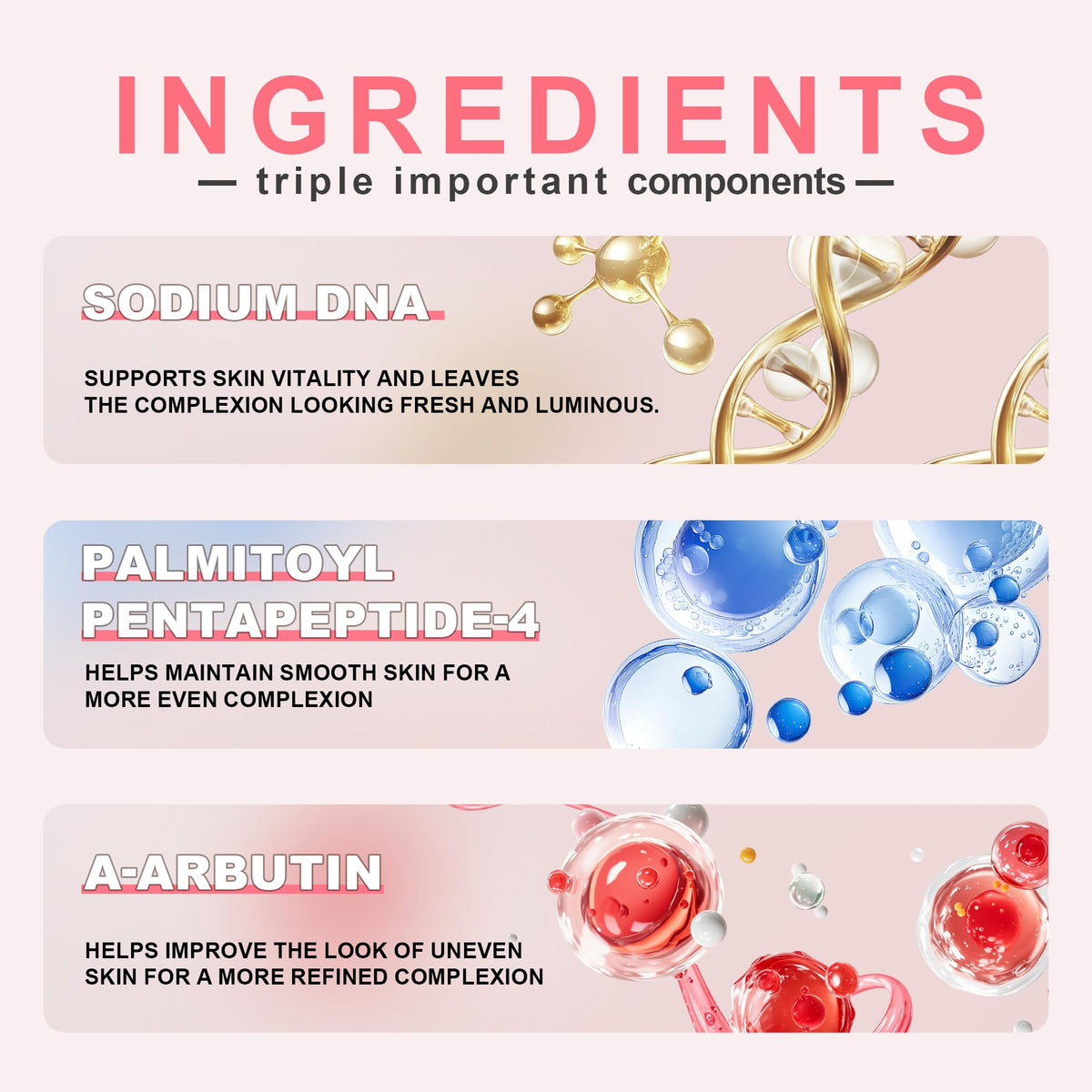 Mignor PDRN Serum hand application demonstrates easy absorption.