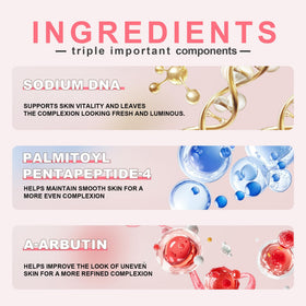 Mignor PDRN Serum hand application demonstrates easy absorption.
