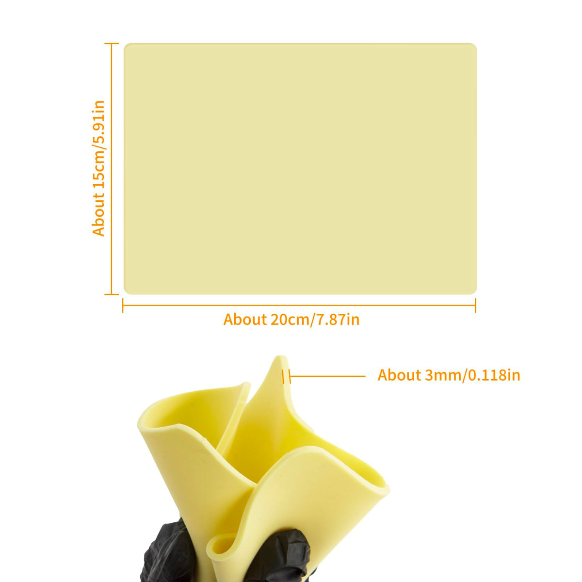 MIHERT 8x6 inch sheets wrap around limbs for realistic contour practice.