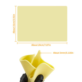 MIHERT 8x6 inch sheets wrap around limbs for realistic contour practice.