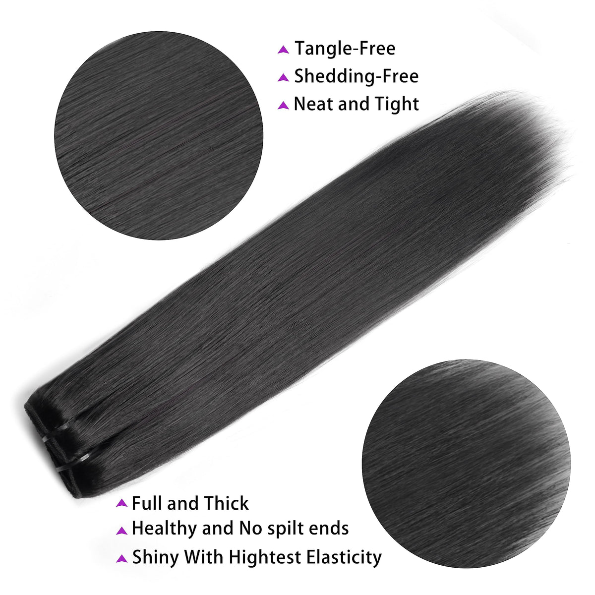 Mihugass Easy clip-in for daily wear and quick style changes