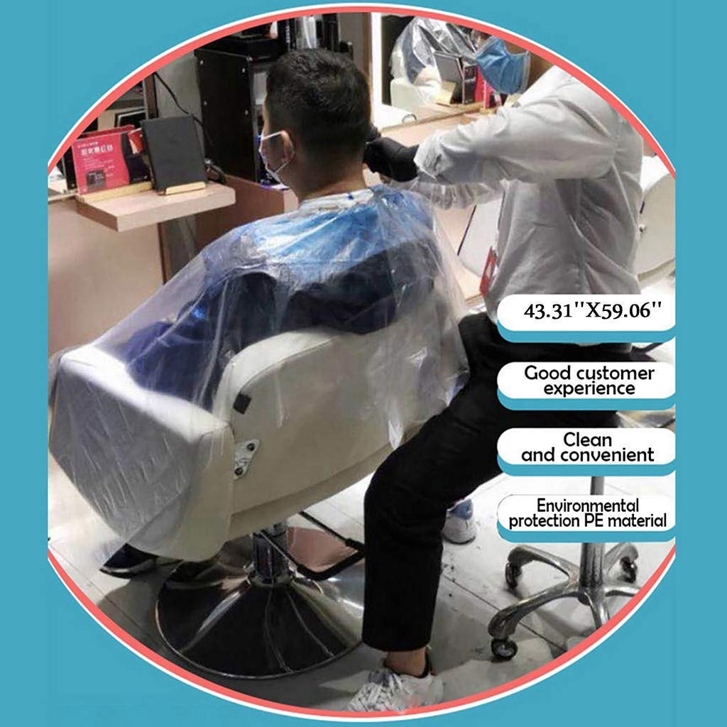 MIHUNTER plus-size salon cape ideal for barbers and extended clients.