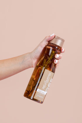 MILAGROS Rosemary Shampoo with ginger and rosemary ingredients nourishes follicles