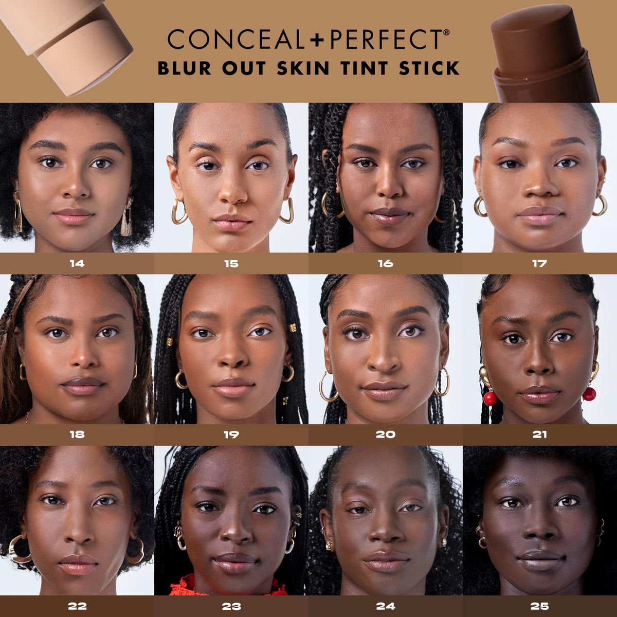 Milani Conceal + Perfect Blur Out Skin Tint Stick cream texture nourishes while evening tone.