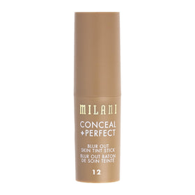 Milani Conceal + Perfect Blur Out Skin Tint Stick olive shade 12 swatch.
