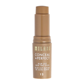 Milani Conceal + Perfect Blur Out Skin Tint Stick swatch on arm demonstrates buildable coverage.