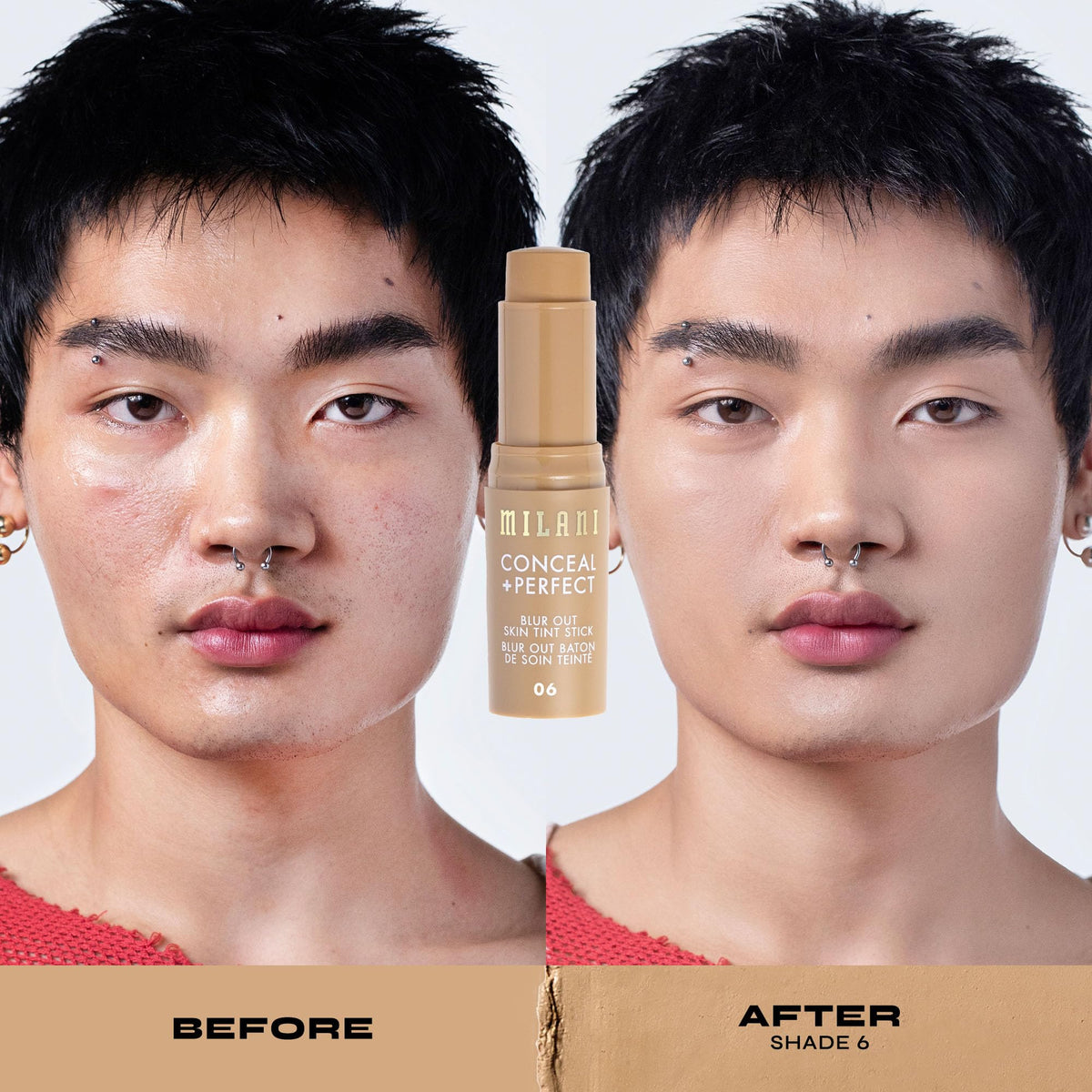 Milani Conceal + Perfect Blur Out Skin Tint Stick includes Vitamin C from guava extract.