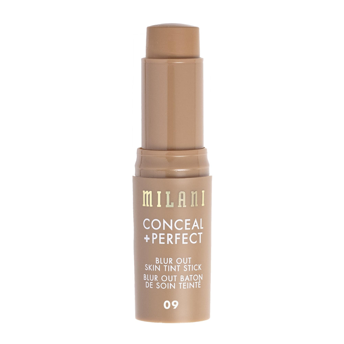 Milani Conceal + Perfect Blur Stick twist-up application for easy on-the-go use