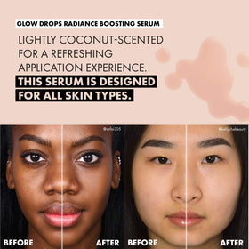 Milani Glow Drops application routine for daily use.