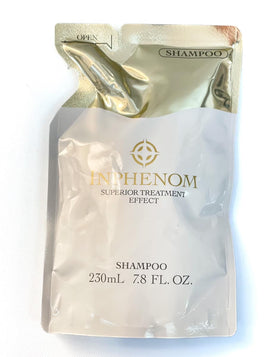 Milbon Inphenom refill bag enables easy replenishment for ongoing care.