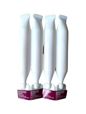 Milbon Repair No. 5 packaging on shelf, convenient weekly repair for fine hair