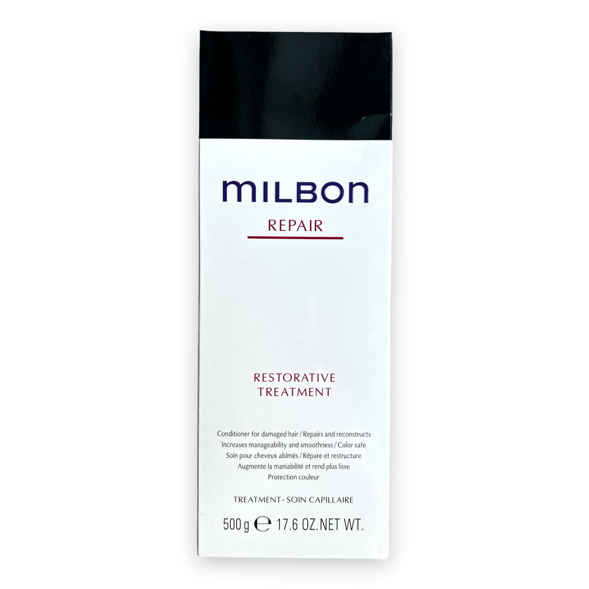Milbon Repair Restorative Conditioner big size bottle front for smoother, color-safe hair