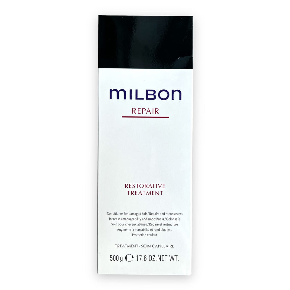 Milbon Repair Restorative Conditioner big size bottle front for smoother, color-safe hair