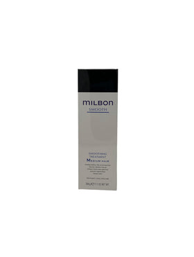 Milbon Smooth Conditioning bottle close-up for silky, manageable hair