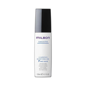 Milbon Smooth Luminous Bodifying Oil bottle front highlights shine and body for fine hair