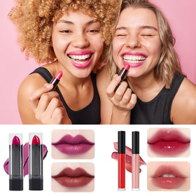 Mileonaim teen lip gloss set for subtle to bold shine.