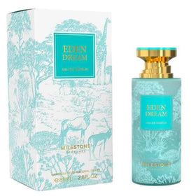 Milestone Eden Dream bottle front view, ideal for everyday elegance and confidence.
