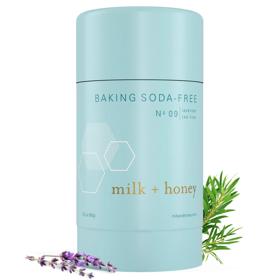 Milk + Honey No. 09 lavender-tea-tree scent for all-day freshness.