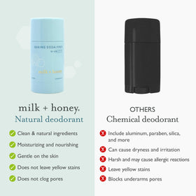 Milk + Honey No. 09 tea-tree odor elimination for confidence.