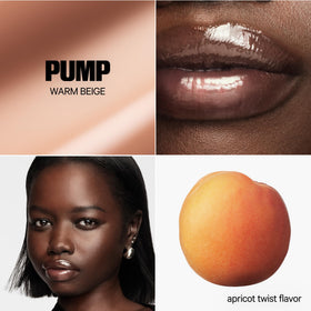 Applying Balmade electrolyte lip balm for a hydrated tint on bare lips.