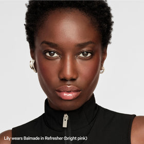 Milk Makeup Balmade Electrolyte Lip Balm with coconut and aloe hydrates lips.