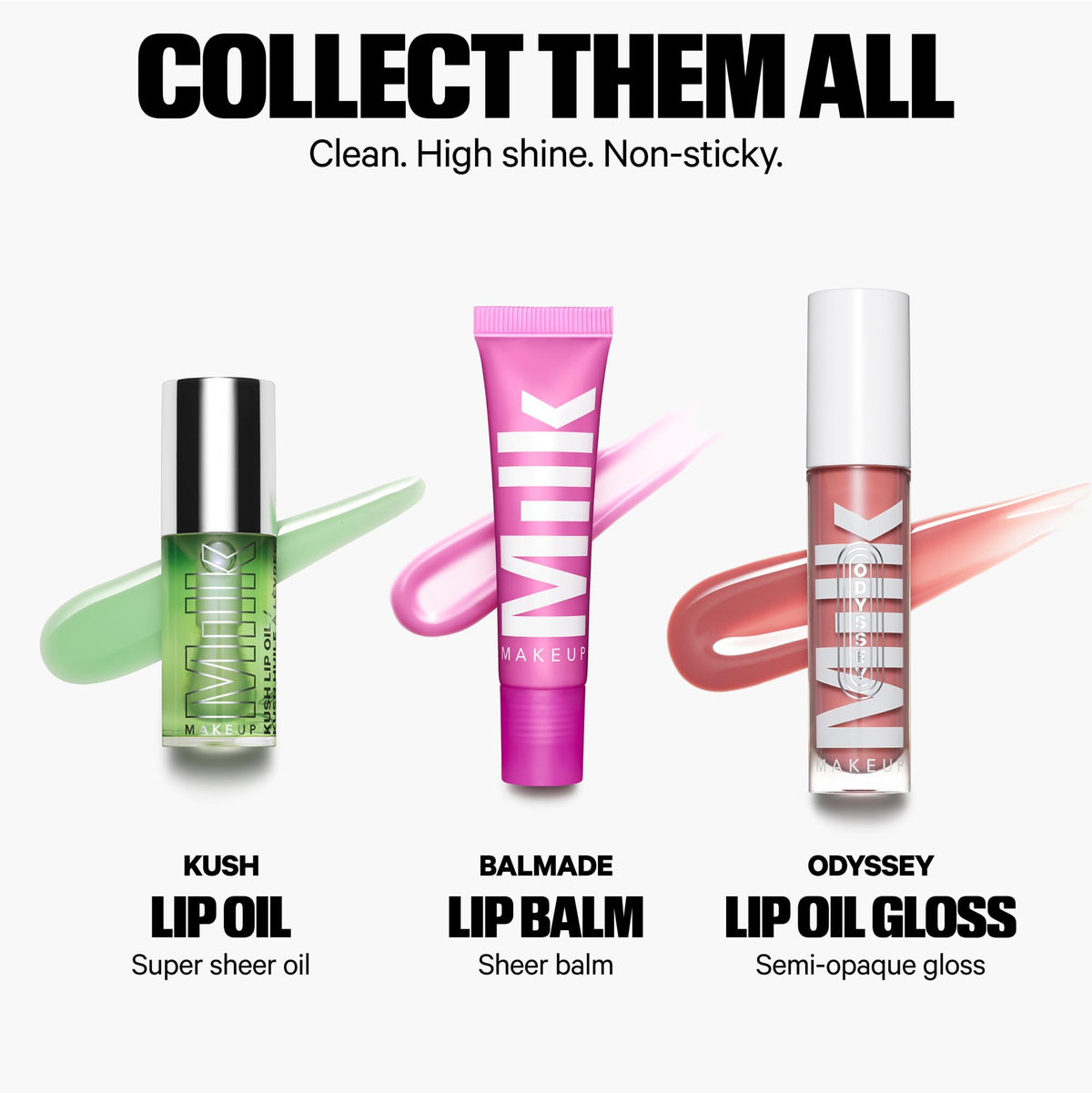 Milk Makeup Balmade Electrolyte Lip Balm can be applied from outer corners inward.