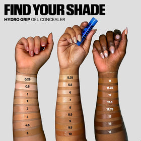 Milk Makeup Hydro Grip Concealer under-eye application shows brightening and blendable coverage.