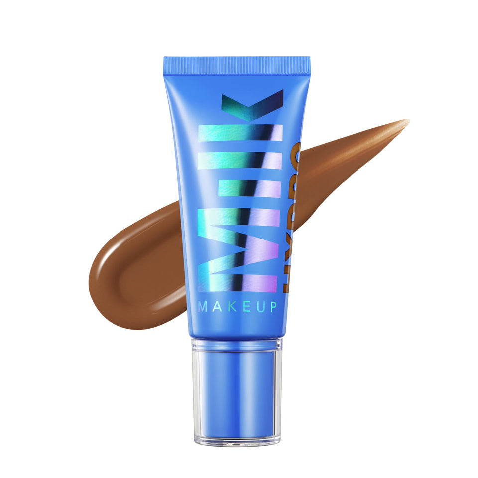 Milk Makeup Hydro Grip gel tint bottle swirl showing a natural dewy finish.